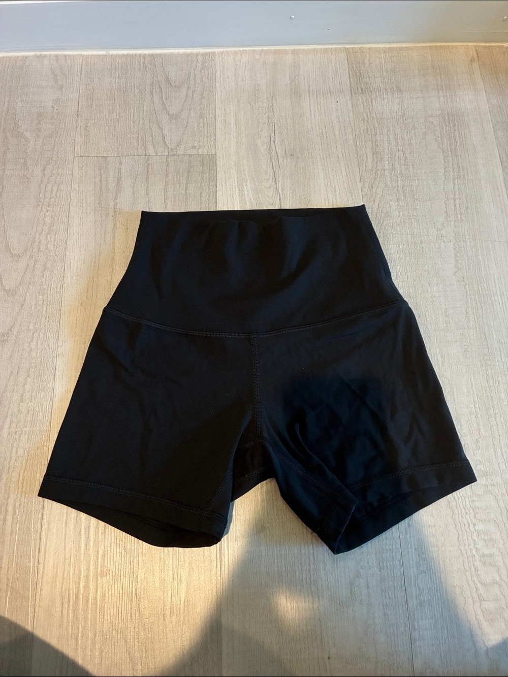 lululemon athletica Black High-Rise Bike Shorts